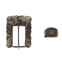 Cowperson Tack Splash Buckle Set