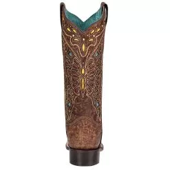 Corral Women`s Brown Inlay Embroidered Cowgirl Boot -Western Cowboy Equipment Shop A4207 4