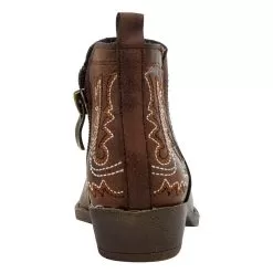 M+F Kids Ariat Tan Mya Bootie -Western Cowboy Equipment Shop A441002008 4