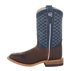 Anderson Bean AB Kids Toast Bison Blue Lava Square Toe Boot -Western Cowboy Equipment Shop ABK1116 3