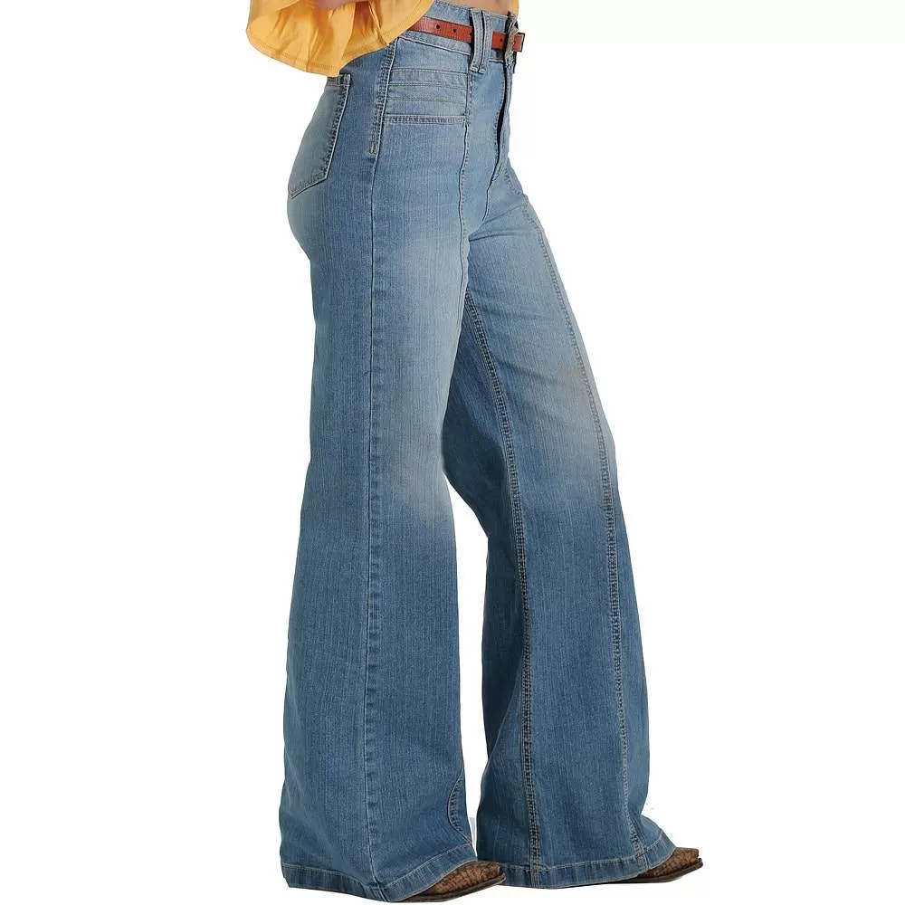 Cruel Girl Women's Wide Leg Jean 4 Cruel Girl Women's Wide Leg Jean - Image 2