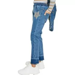 Hayden Girls Star Embroidered Jean -Western Cowboy Equipment Shop DG1006 04
