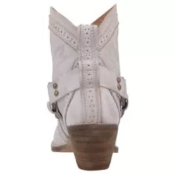 Dingo 1969 Women's Gummy Bear Off White Snip Toe 6 Harness Bootie -Western Cowboy Equipment Shop DI747 WH7 04