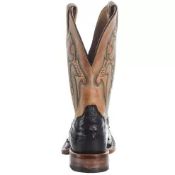 Tony Lama Men`s Black Full Quill 11in. Beige Top Boot 10 Tony Lama Men`s Black Full Quill 11in. Beige Top Boot -Western Cowboy Equipment Shop EP6094 04