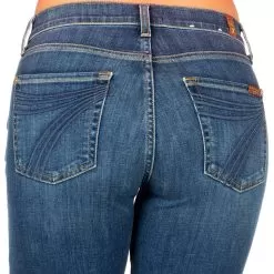 7 For All Mankind Women's Mankind Medium Melrose Dojo -Western Cowboy Equipment Shop EW115Y912B 3