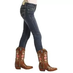 Rock & Roll Denim Girl's Denim Skinny Jeans -Western Cowboy Equipment Shop G5S2725 3