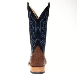 Horsepower Men's Oryx Full Quill Ostrich 13in. Black Top Square Toe Boots 10 Horsepower Men's Oryx Full Quill Ostrich 13in. Black Top Square Toe Boots -Western Cowboy Equipment Shop HP8017 3