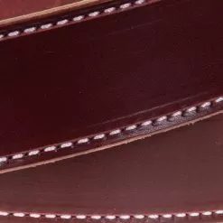 Texas Saddlery Burgundy Latigo Belt -Western Cowboy Equipment Shop IC56 PG 38 F 20 4