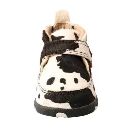 Twisted X Infants Hair On Hide Cow Print Driving Moc -Western Cowboy Equipment Shop ICA0013 1