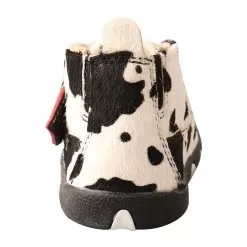Twisted X Infants Hair On Hide Cow Print Driving Moc -Western Cowboy Equipment Shop ICA0013 3