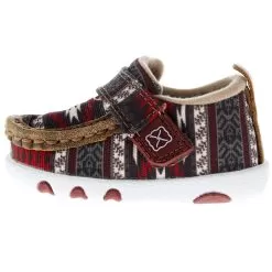 Twisted X Hooey Red Aztec Driving Moc 9 Twisted X Hooey Red Aztec Driving Moc -Western Cowboy Equipment Shop IHYC001 03