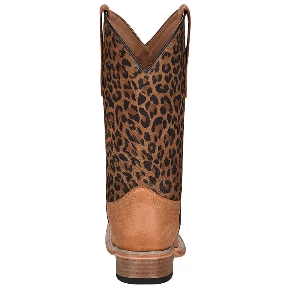 Circle G Kids Honey Leopard Print Top Sq Toe Boot 6 Circle G Kids Honey Leopard Print Top Sq Toe Boot - Image 4