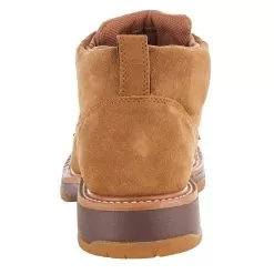 Wrangler Footwear Men's Wrangler Light Tan Suede 4' Square Moc Toe Lace Up Casual Shoe -Western Cowboy Equipment Shop KMC0009 3