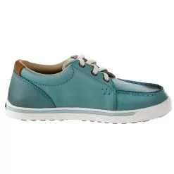Wrangler Footwear Kids Wrangler Icy Blue Leather Casual Shoe -Western Cowboy Equipment Shop KYC0002 5