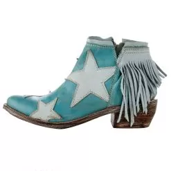 Liberty Black Women`s Res Fontan Cracked Turqueza Boot -Western Cowboy Equipment Shop LB 7112019C 03