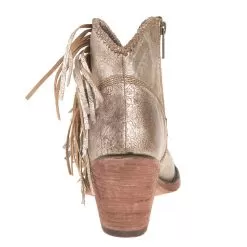 Liberty Black Ladies Muestra Buffed Metal Fashion Bootie -Western Cowboy Equipment Shop LB 712320 31