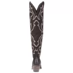 Liberty Black Women's Nobuck Grease Black Tall Boot -Western Cowboy Equipment Shop LB 712989A 3