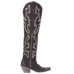 Liberty Black Women's Nobuck Grease Black Tall Boot -Western Cowboy Equipment Shop LB 712989A 4
