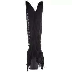 Liberty Black Women's Black Nobuck Grease Negro -Western Cowboy Equipment Shop LB 713422 04