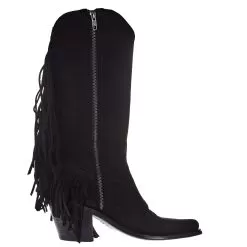 Liberty Black Women's Black Nobuck Grease Negro -Western Cowboy Equipment Shop LB 713422 05