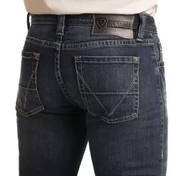 Rock N Roll Cowboy Mens N Vintage Revolver Straight Jean -Western Cowboy Equipment Shop M1R6202 2