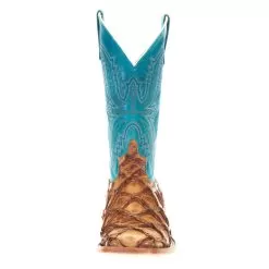 Macie Bean Women's Top Hand Antique Bass Turquoise Top Cowgirl Boots -Western Cowboy Equipment Shop M2008 1