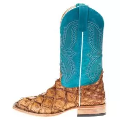 Macie Bean Women's Top Hand Antique Bass Turquoise Top Cowgirl Boots -Western Cowboy Equipment Shop M2008 2