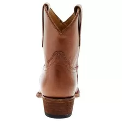 Macie Bean Women's Hashtag Not Basic Brown Snip Toe Bootie -Western Cowboy Equipment Shop M8562 04