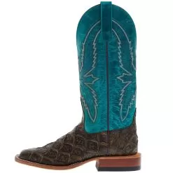 Macie Bean Boots Ladies Co File Fofish Turquoise Sensation Top Boots -Western Cowboy Equipment Shop M9120 03