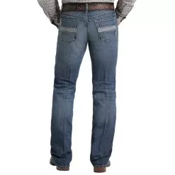 Cinch Ian Slim Fit Medium Stonewash Jeans -Western Cowboy Equipment Shop MB53336001 3