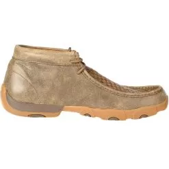 Twisted X Men's Bomber/Tan Patchwork Driving Mocs -Western Cowboy Equipment Shop MDM0033 4