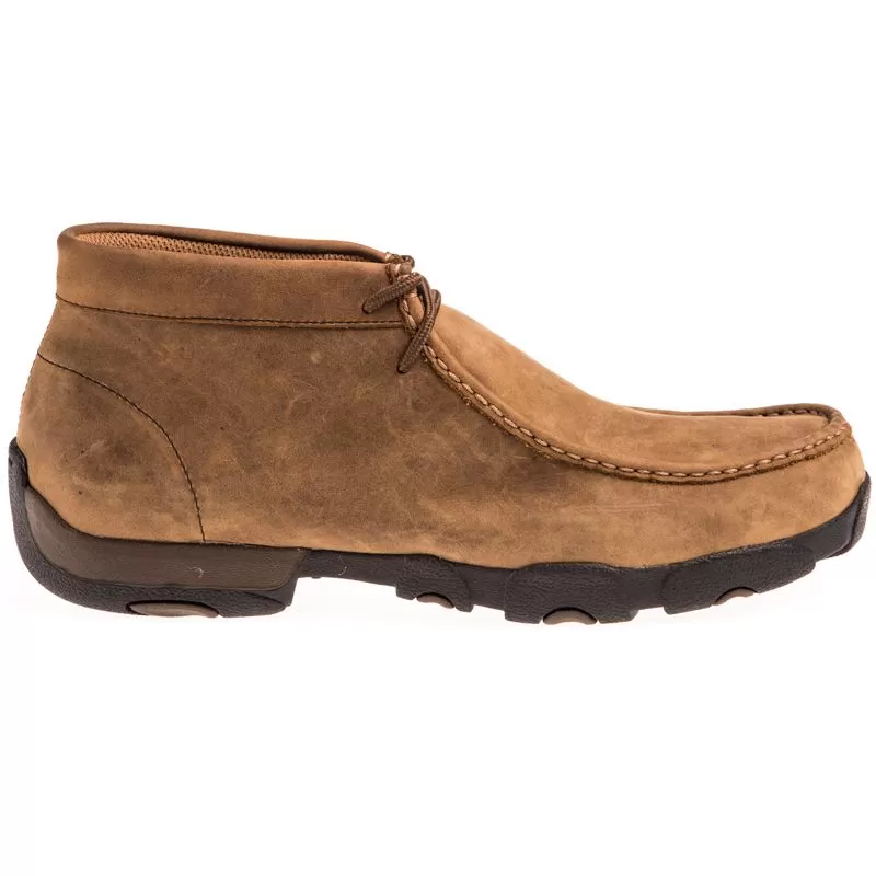 Twisted X Men's Distressed Saddle Waterproof Driving Mocs 4 Twisted X Men's Distressed Saddle Waterproof Driving Mocs - Image 2