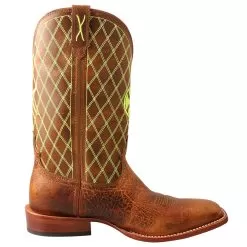 Twisted X Men's Hooey Square Toe 12in. Cowboy Boot -Western Cowboy Equipment Shop MHY0031 4