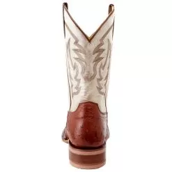 Justin Boots Men's Justin NRS Exclusive Vintage Almond Brown Smooth Ostrich Cowboy Boot -Western Cowboy Equipment Shop MJ2502 4
