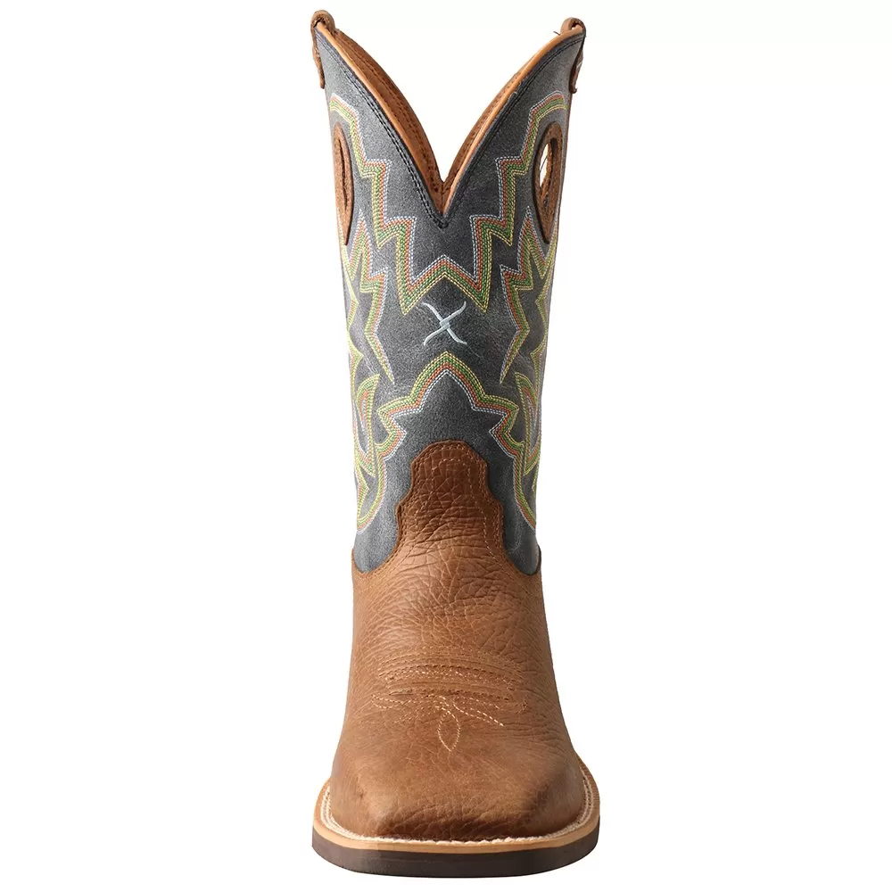 Twisted X Men`s Peanut And Navy Top Hand Cowboy Boot 4 Twisted X Men`s Peanut And Navy Top Hand Cowboy Boot - Image 2