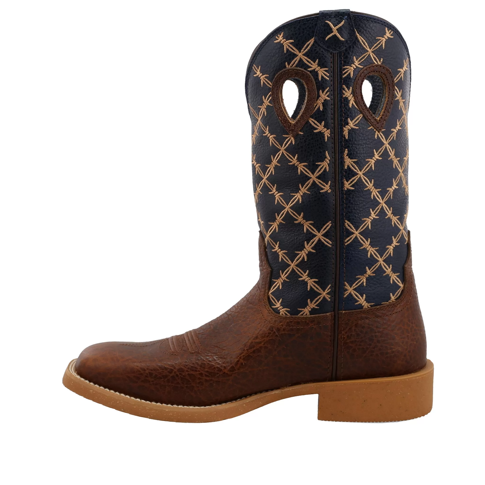 Twisted X Men's TechRustic Brown And Navy Boot 4 Twisted X Men's TechRustic Brown And Navy Boot - Image 2