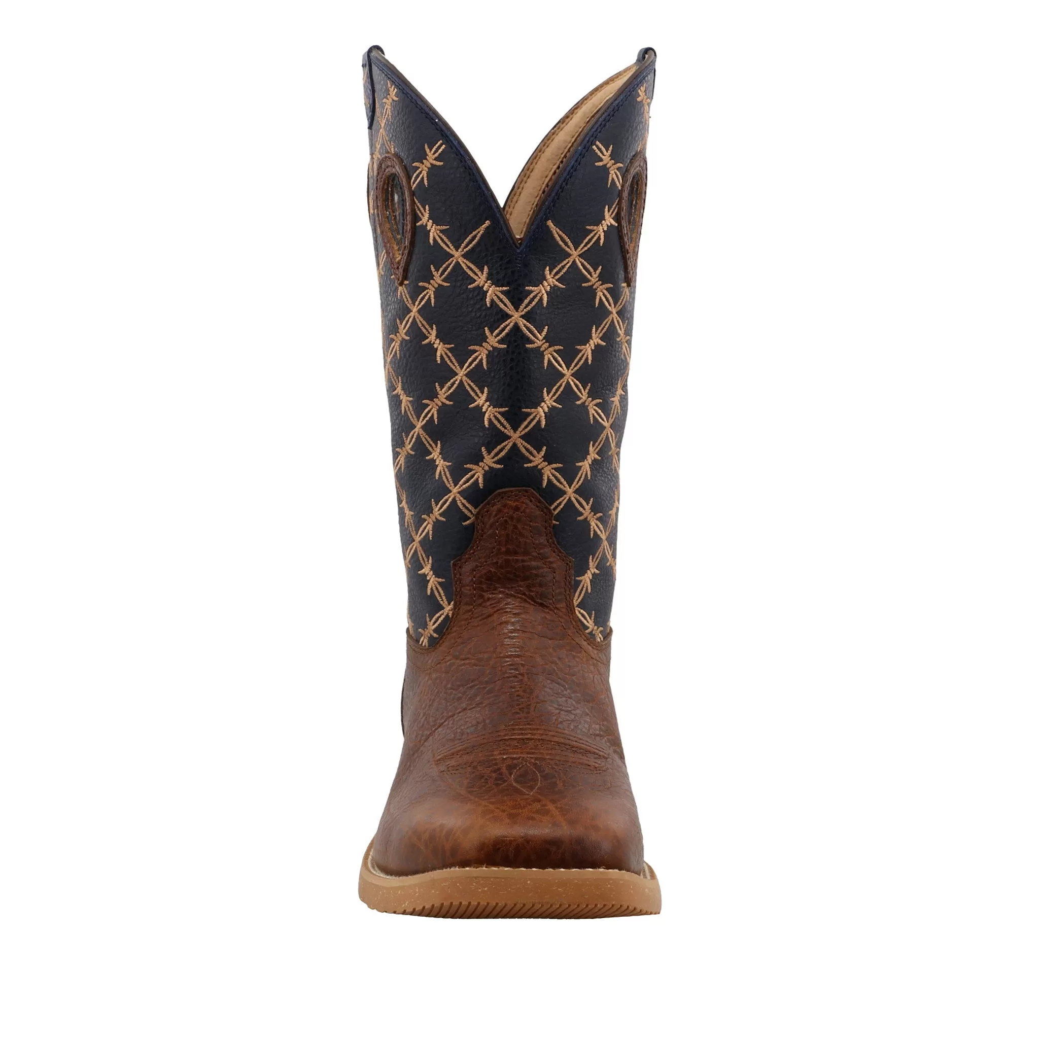 Twisted X Men's TechRustic Brown And Navy Boot 6 Twisted X Men's TechRustic Brown And Navy Boot - Image 4