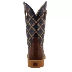 Twisted X Men's TechRustic Brown And Navy Boot 11 Twisted X Men's TechRustic Brown And Navy Boot -Western Cowboy Equipment Shop MXTR004 05
