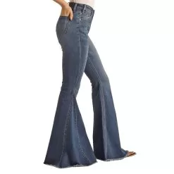 Rock & Roll Denim Women's High Rise Bell Bottoms -Western Cowboy Equipment Shop RRWD7HRZQK 3