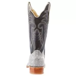 R Watson Boots Mens Natural Ring Tail Lizard 13in Chocolate Cowhide Boot 10 R Watson Boots Mens Natural Ring Tail Lizard 13in Chocolate Cowhide Boot -Western Cowboy Equipment Shop RW7900 2 04