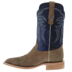 R Watson Boots Men's Café Boar Square Toe 11in Bone Sinatra Top Cowboy Boot -Western Cowboy Equipment Shop RW8604 2 02