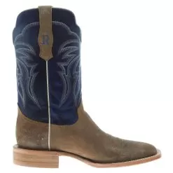 R Watson Boots Men's Café Boar Square Toe 11in Bone Sinatra Top Cowboy Boot -Western Cowboy Equipment Shop RW8604 2 04