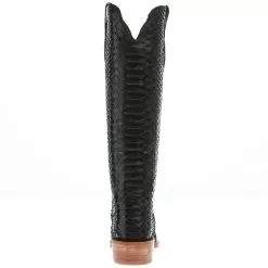 R Watson Boots Women's Dark Green Python 17 In Top Cowgirl Boot -Western Cowboy Equipment Shop RWL7215 1 04