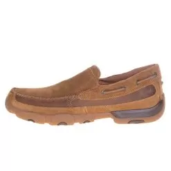 Twisted X Men's Twisted X Tan Suede Slip On Casual Shoe -Western Cowboy Equipment Shop SMUMDMS4 2