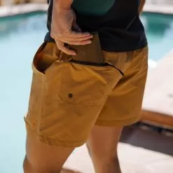 Sendero Provisions Co. Men's Bajada Hybrid Desert Khaki Shorts 7 Sendero Provisions Co. Men's Bajada Hybrid Desert Khaki Shorts -Western Cowboy Equipment Shop SPCT223S11A 3