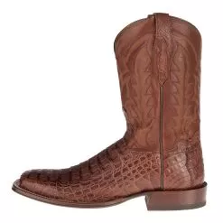 Tony Lama Men's Cognac Horn Back Caiman Square Toe Cowboy Boots -Western Cowboy Equipment Shop TL5204 2 2df73487 a2fd 4678 8da9 5cb951dae76b