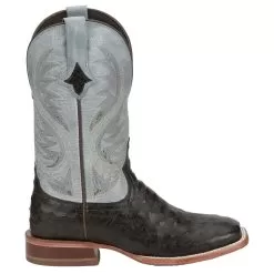 Tony Lama Women`s Searcy Mink Black Full Quill Ostrich 11in. Boot -Western Cowboy Equipment Shop TL5406 03