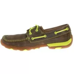 Twisted X Women's Bomber & Neon Yellow Boat Shoes -Western Cowboy Equipment Shop WDM0010 1970