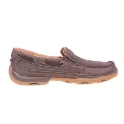 Twisted X Women's Chocolate Shimmer Drive Moc Slip On -Western Cowboy Equipment Shop WDMS016 4