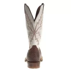 Tony Lama Men's TLX Antonio Red Brown 13in. Soft Cream Top Square Toe 10 Tony Lama Men's TLX Antonio Red Brown 13in. Soft Cream Top Square Toe -Western Cowboy Equipment Shop XT5102 3